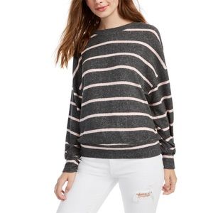 Grey and pink blouse